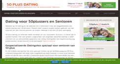 Desktop Screenshot of 50-dating.nl